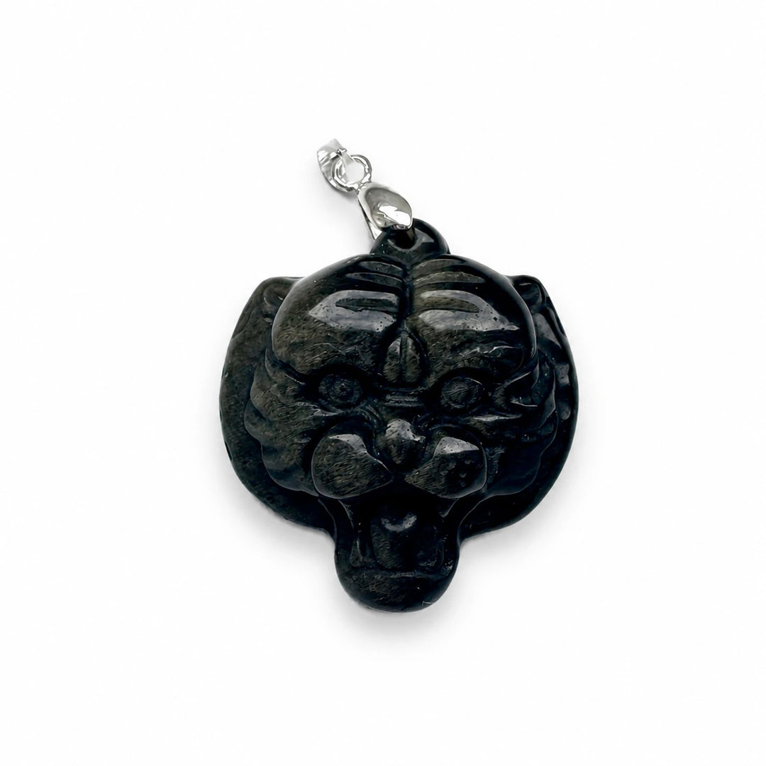 Auksinio obsidiano pakabukas "Tigras"