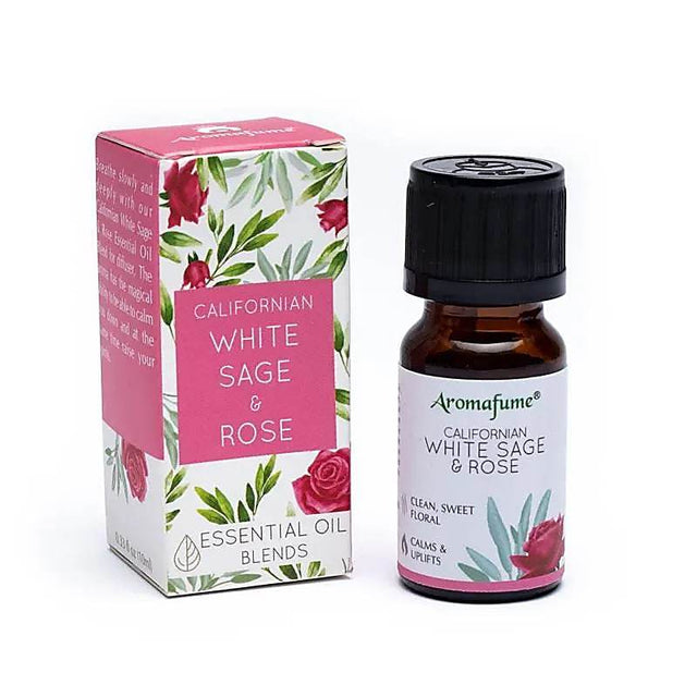Aromafume White Sage & Rose eterinių aliejus mišinys - Holy Dragonfly