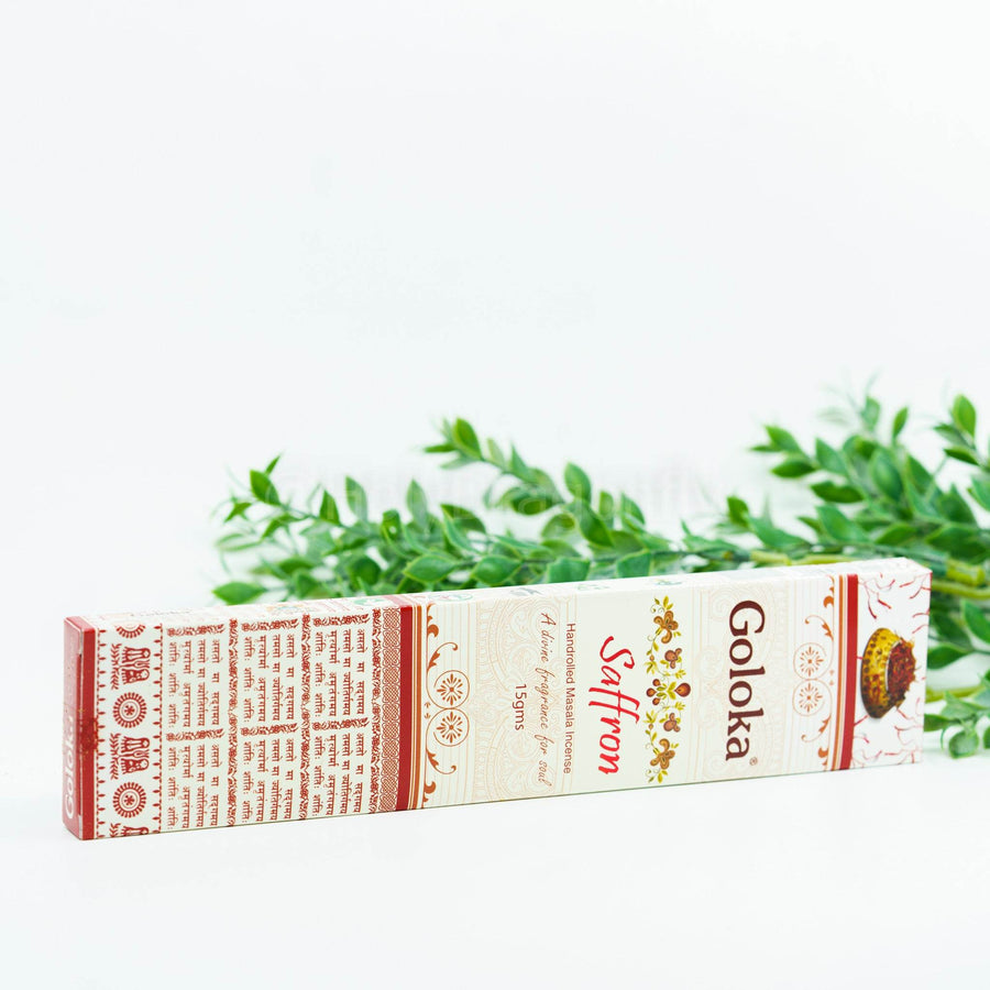 Goloka Aromatherapy Saffron smilkalai - Holy Dragonfly