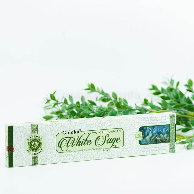 Goloka Aromatherapy White Sage smilkalai - Holy Dragonfly