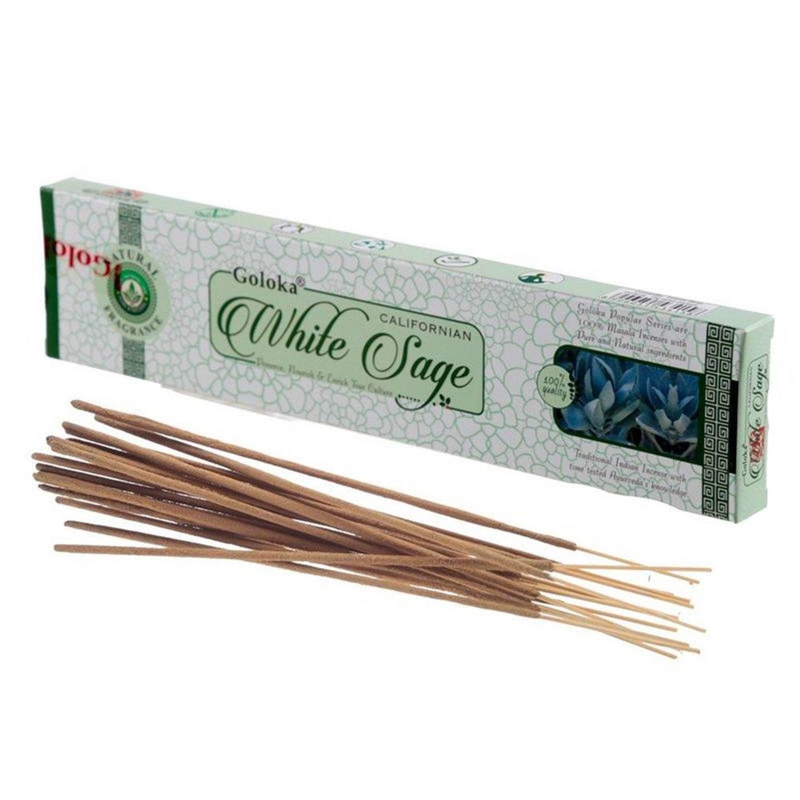 Goloka Aromatherapy White Sage smilkalai - Holy Dragonfly
