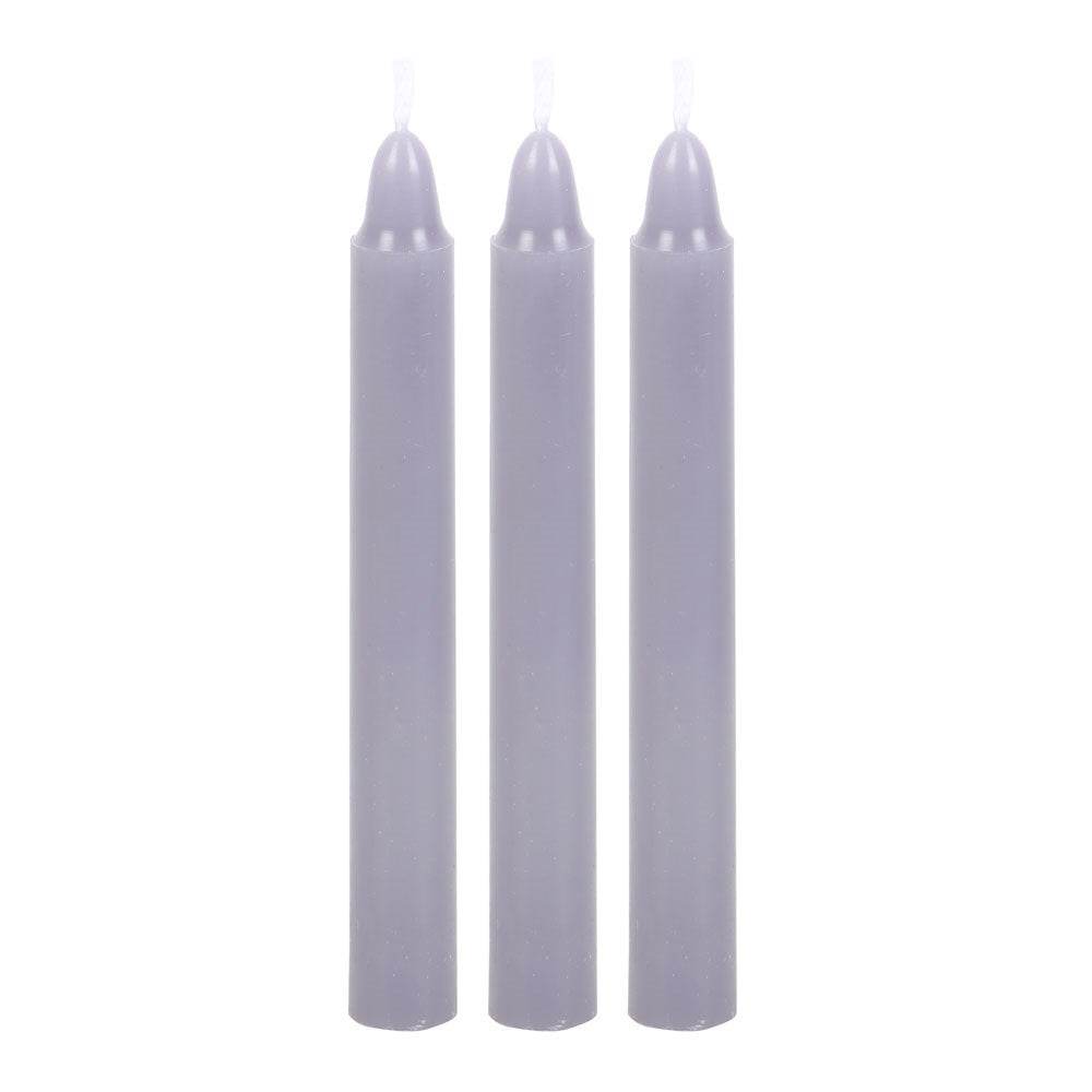 Violetinės Ritualinės Žvakės (12 vnt.) - Holy Dragonfly