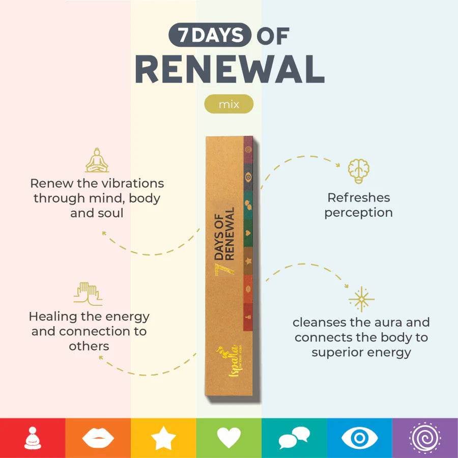 Ispalla Palo Santo smilkalai 7 Day of Renewal - Holy Dragonfly
