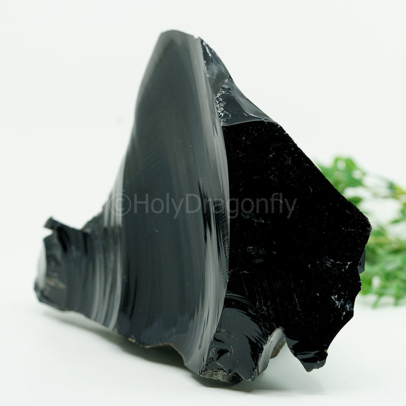 Juodas obsidianas "mineralas" 2.65kg