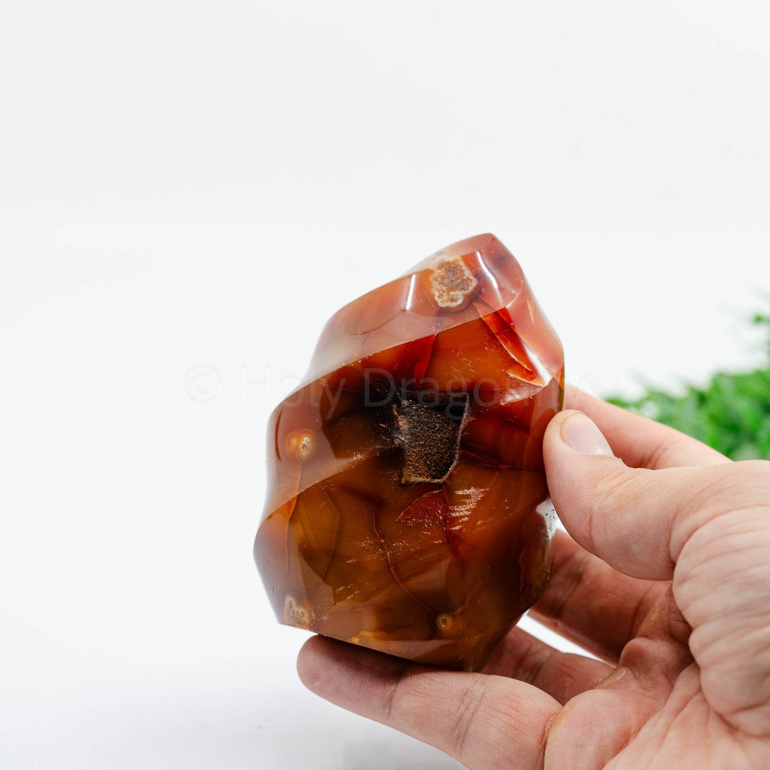 Karneolio liepsnelė 477g - Holy Dragonfly