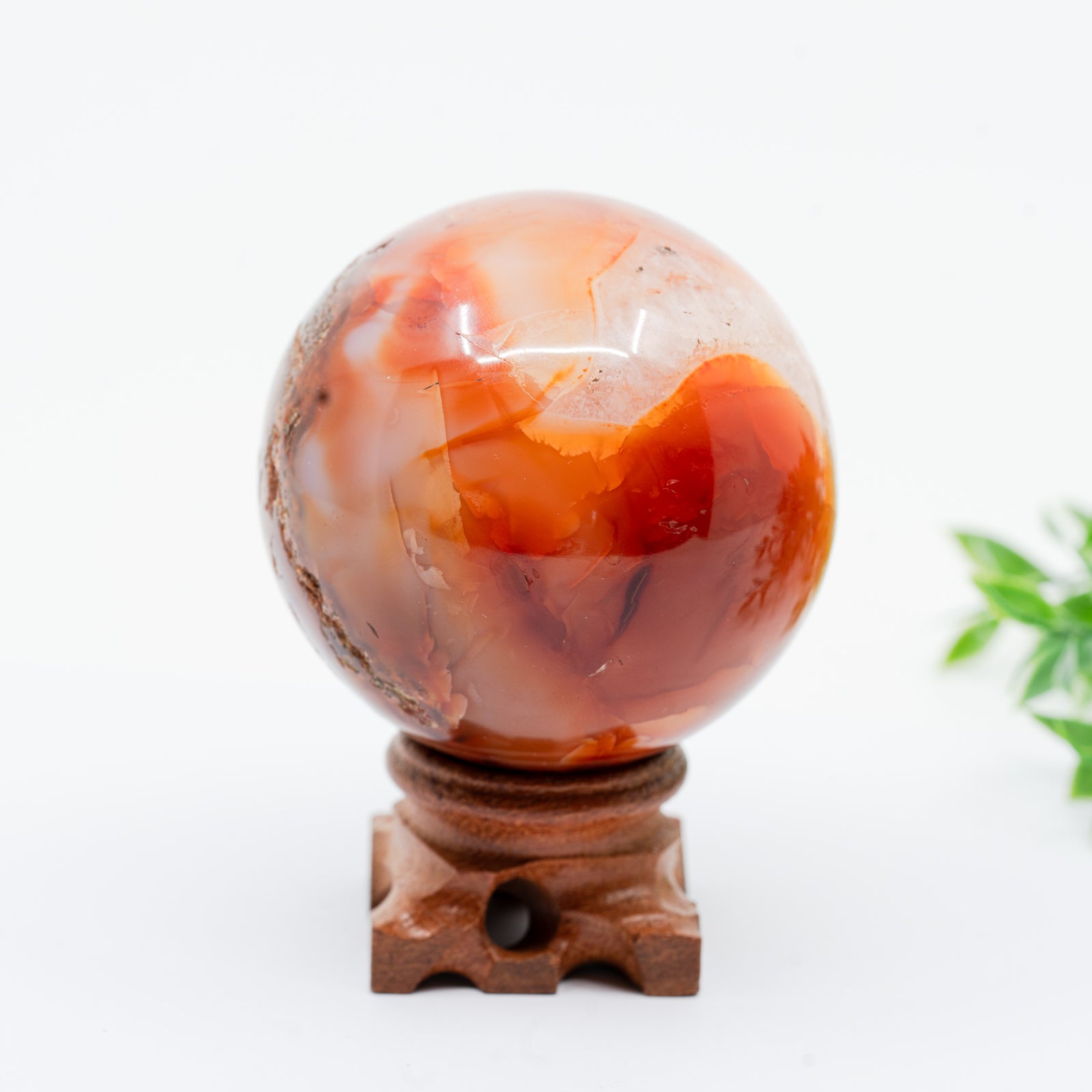 Karneolio sfera 324 g. - Holy Dragonfly