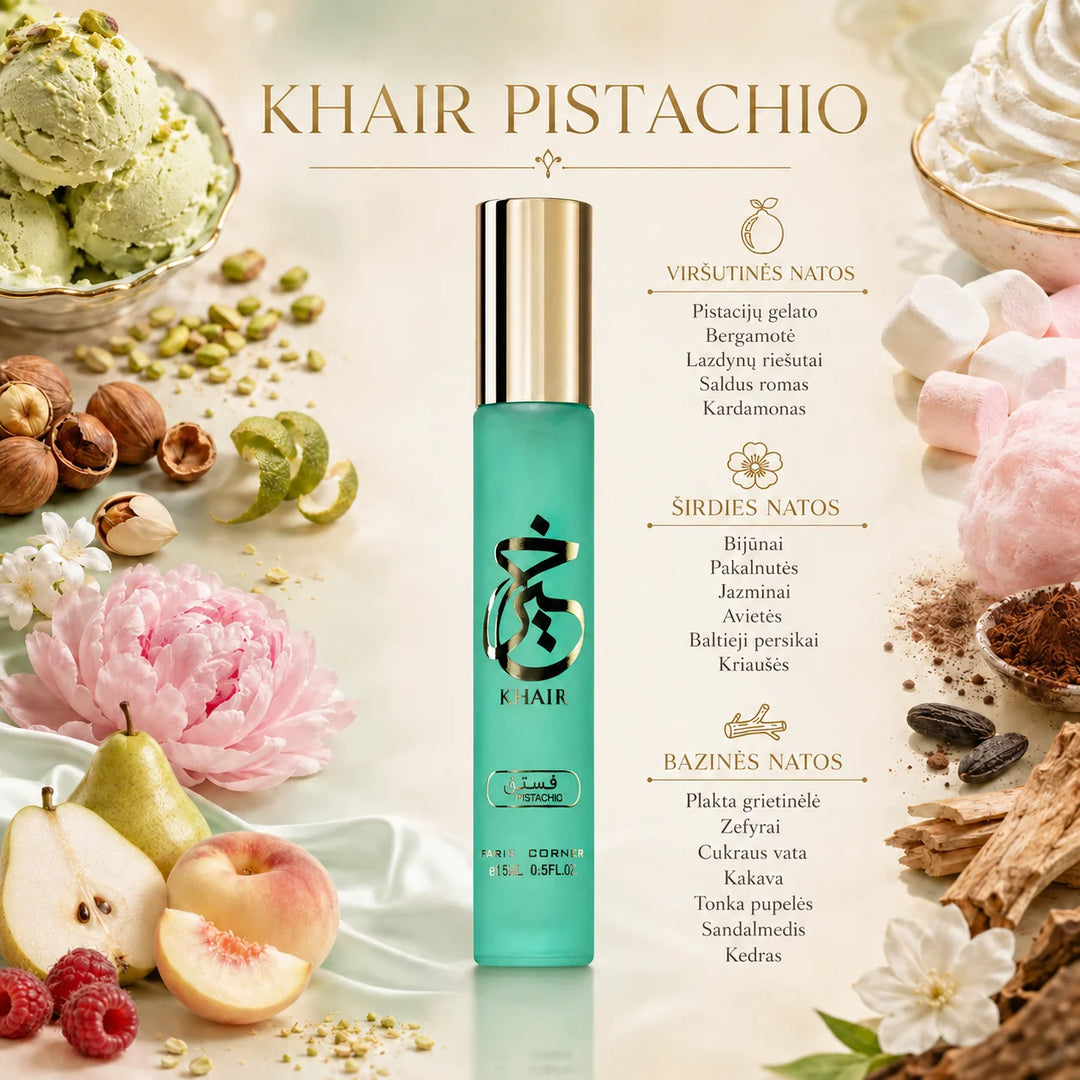 Paris Corner Khair Pistachio Eau de Parfum 15 ml