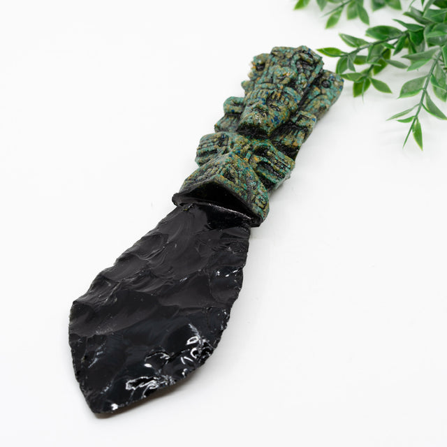 Obsidiano Peilis „Tikalio Dvasia“ 20 cm - Holy Dragonfly