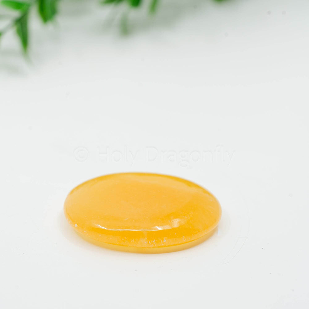 Oranžinis kalcitas (plokštelė) - Holy Dragonfly