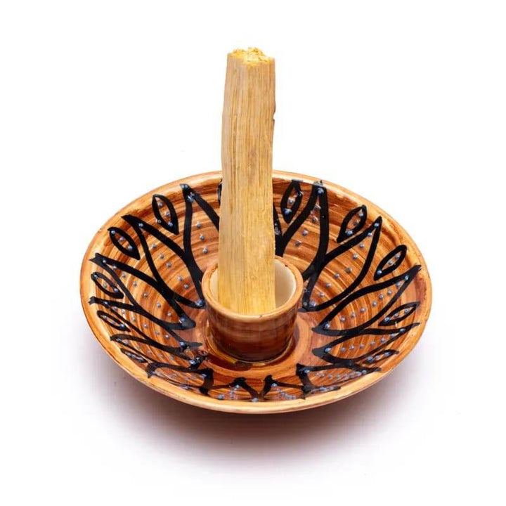Keramikinė smilkalinė Palo Santo lazdelėms - Holy Dragonfly