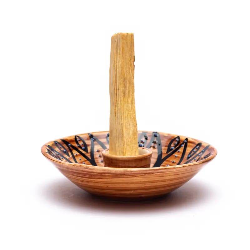 Keramikinė smilkalinė Palo Santo lazdelėms - Holy Dragonfly