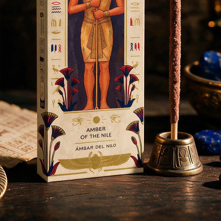 Sagrada Madre „Egyptian Tarot“ – Nile Amber – pakuotės detalė