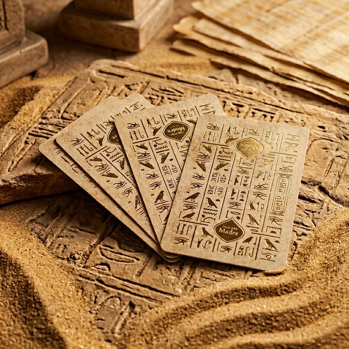 Sagrada Madre „Egyptian Tarot“ – kortelių nugarėlių detalė
