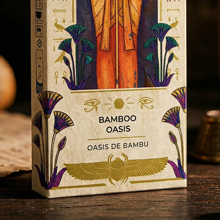 Sagrada Madre „Egyptian Tarot“ – Bamboo Oasis – pakuotės detalė