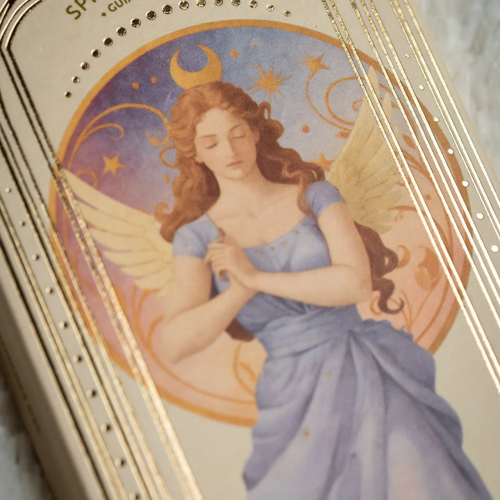 Sagrada Madre „Tarot Angels“ – Spiritual Guide – angelo iliustracija ant pakuotės