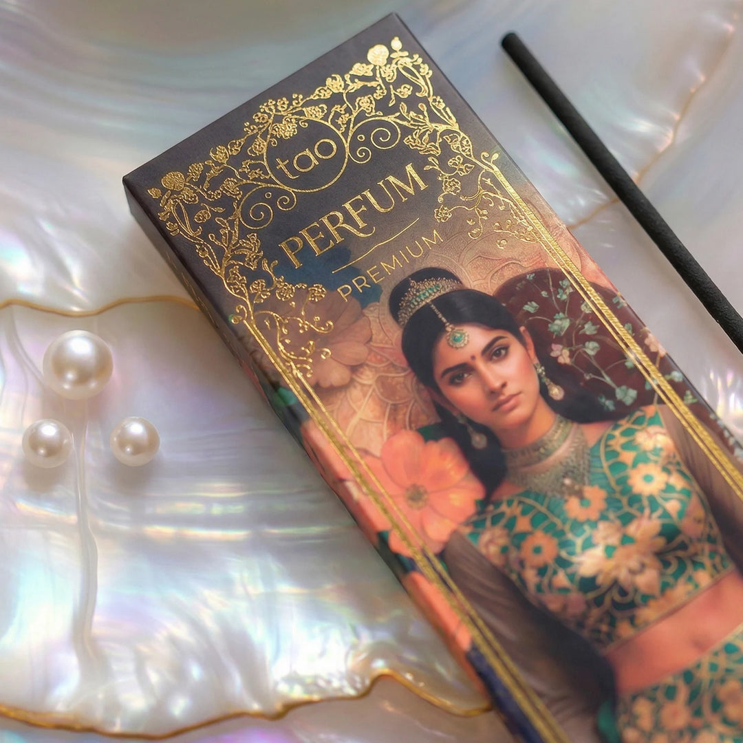 Sagrada Madre Tao Perfum – Divine Pearl – portreto detalė ant pakuotės