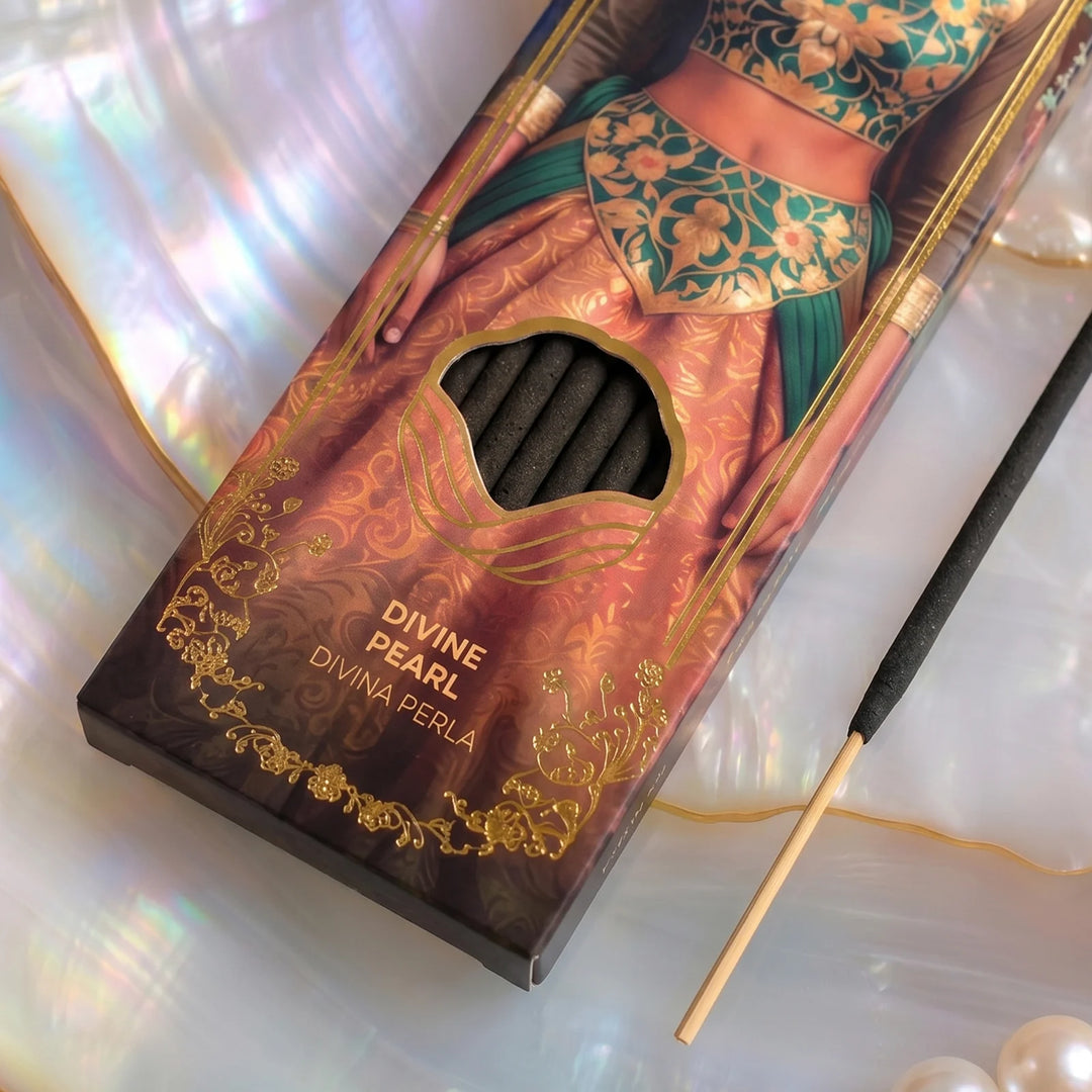 Sagrada Madre Tao Perfum – Divine Pearl – kvapo žymėjimas ant pakuotės