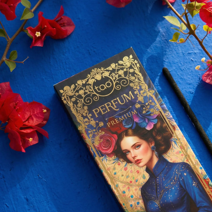 Sagrada Madre Tao Perfum – Floral Charm – portreto detalė ant pakuotės