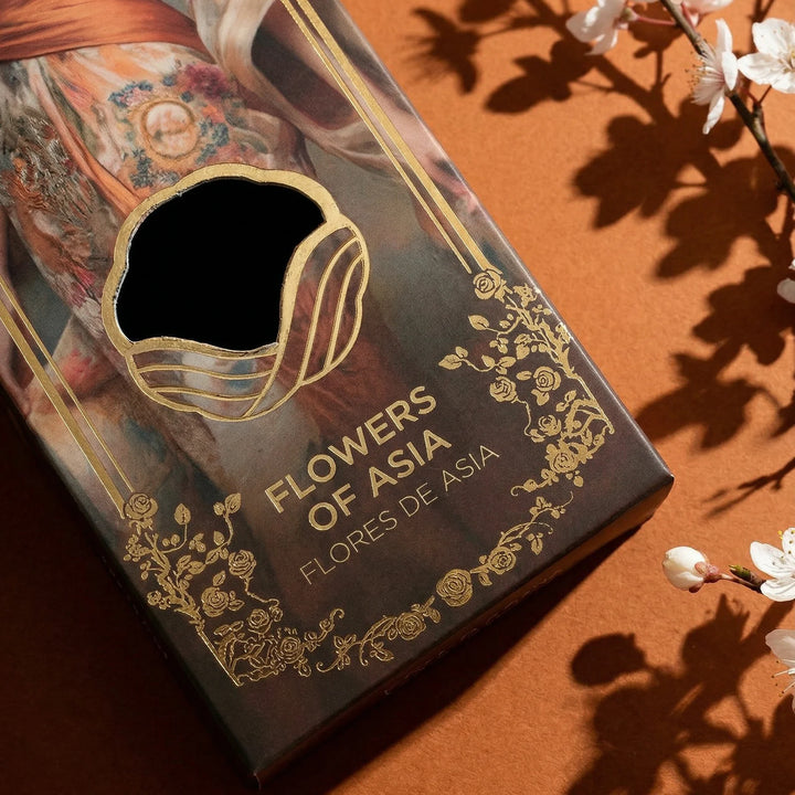 Sagrada Madre Tao Perfum – Flowers of Asia – kvapo žymėjimas ant pakuotės