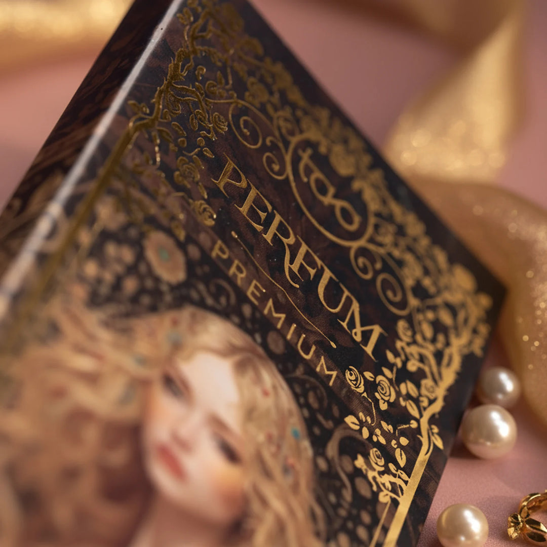Sagrada Madre Tao Perfum – Golden Beauty – portreto detalė ant pakuotės