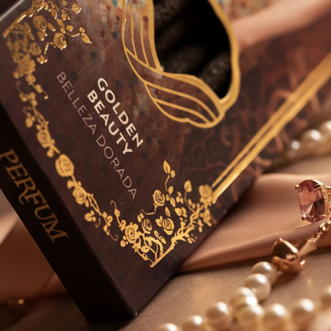 Sagrada Madre Tao Perfum – Golden Beauty – kvapo žymėjimas ant pakuotės