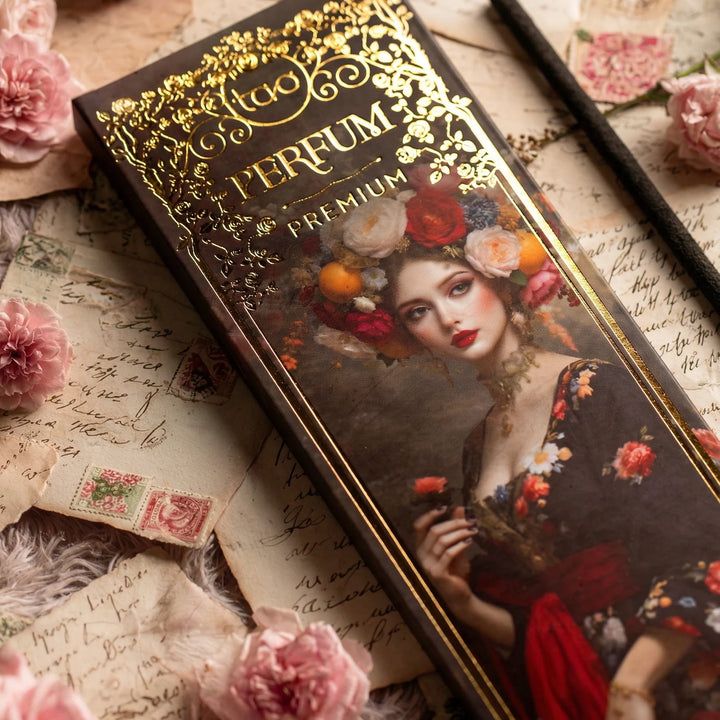 Sagrada Madre Tao Perfum – Freesia Garden – portreto detalė ant pakuotės