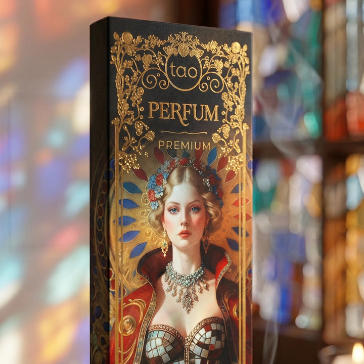 Sagrada Madre Tao Perfum – Luminous – portreto detalė ant pakuotės