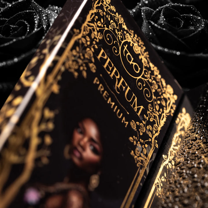 Sagrada Madre Tao Perfum – Enchanted Myrrh – portreto detalė ant pakuotės