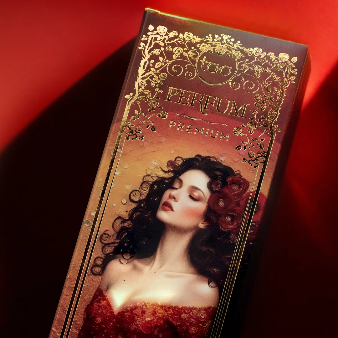 Sagrada Madre Tao Perfum – Wild Roses – portreto detalė ant pakuotės