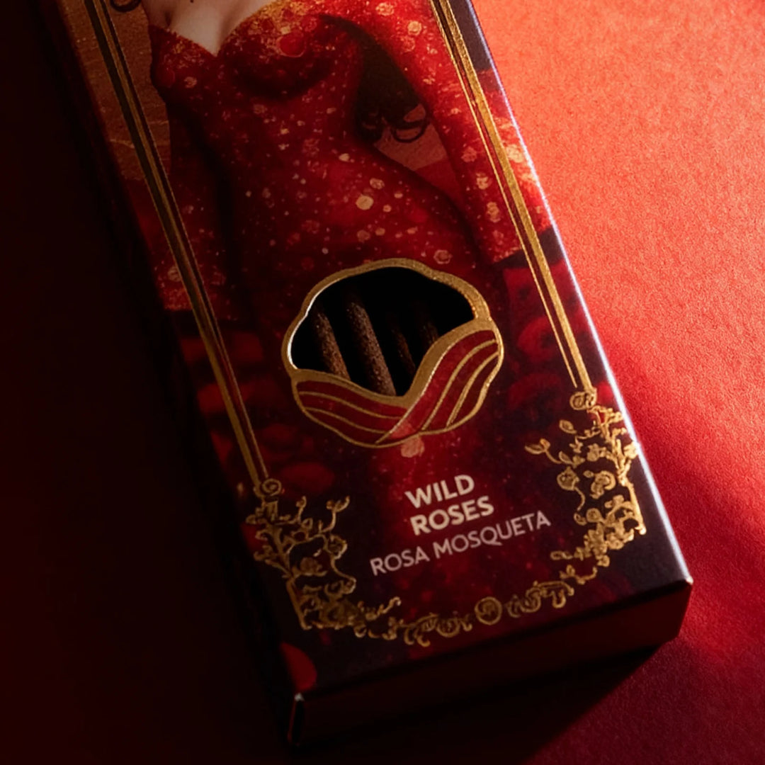 Sagrada Madre Tao Perfum – Wild Roses – kvapo žymėjimas ant pakuotės