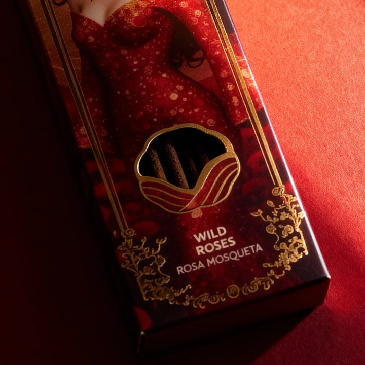 Sagrada Madre Tao Perfum – Wild Roses – kvapo žymėjimas ant pakuotės
