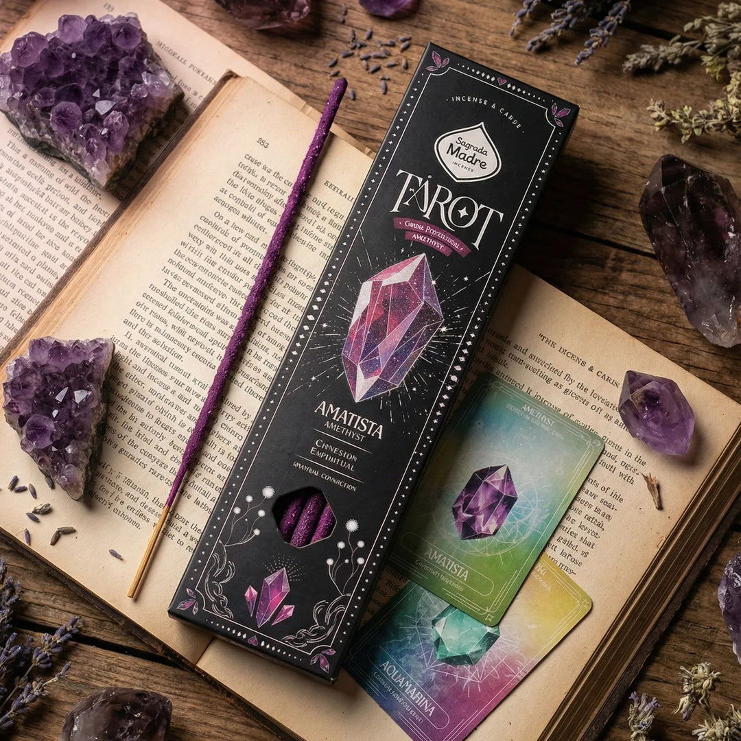 Sagrada Madre Tarot Gems ametisto smilkalai, nuotrauka 1