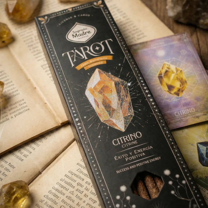 Sagrada Madre Tarot Gems citrino smilkalai, nuotrauka 3