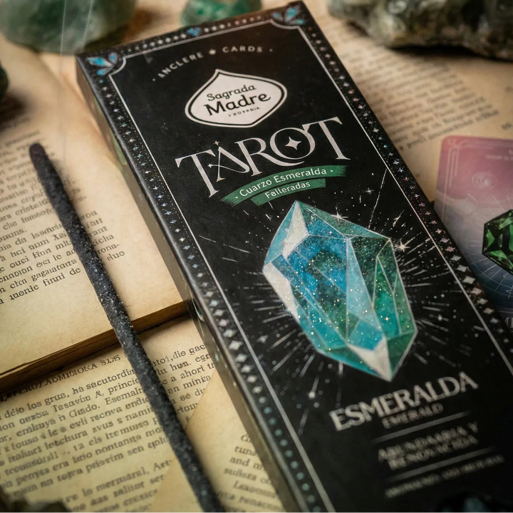 Sagrada Madre Tarot Gems smaragdo smilkalai, nuotrauka 2