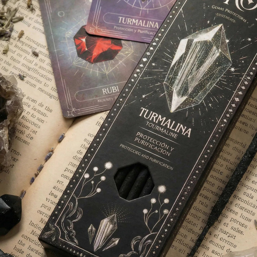 Sagrada Madre Tarot Gems turmalino smilkalai, nuotrauka 2