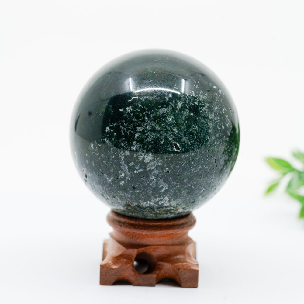 Samanų agato sfera 320 g. - Holy Dragonfly