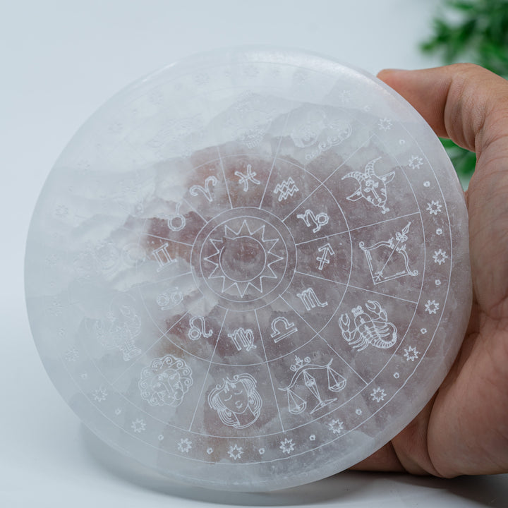 Selenito padėkliukas "Zodiakas" 14cm