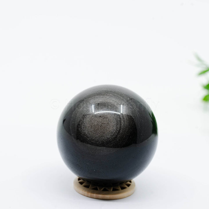 Sidabrinio Obsidiano sfera 221g - Holy Dragonfly