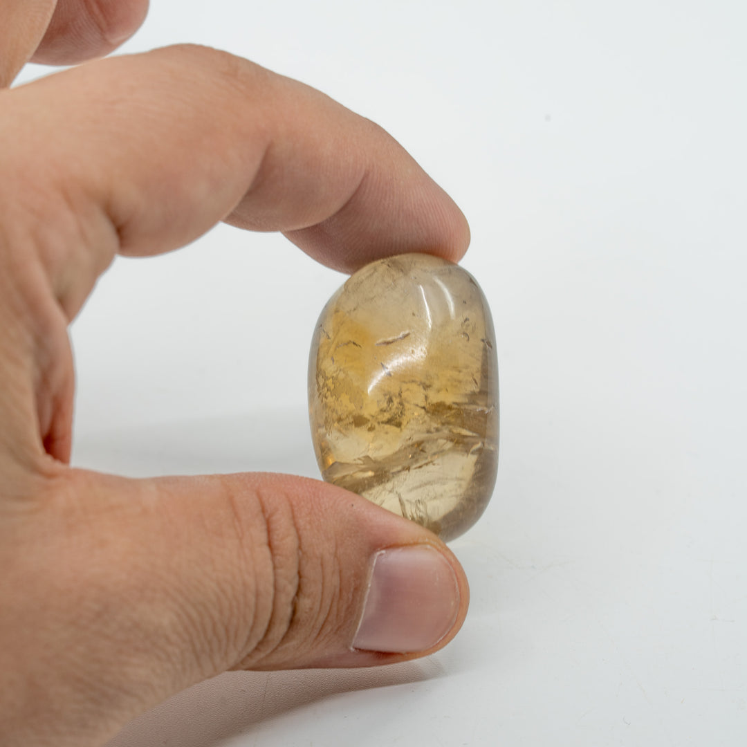 Natūralus Zambijos citrinas