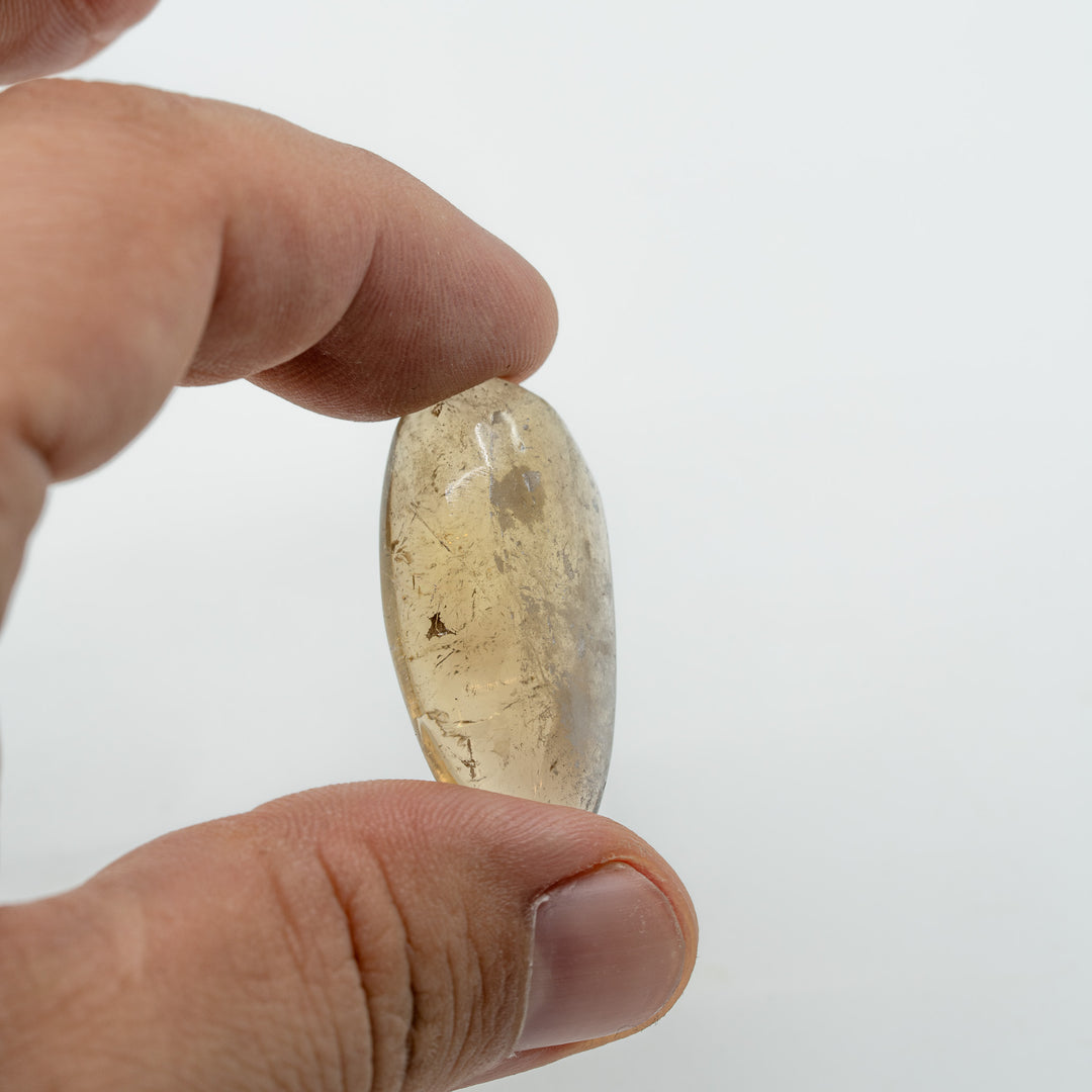 Natūralus Zambijos citrinas