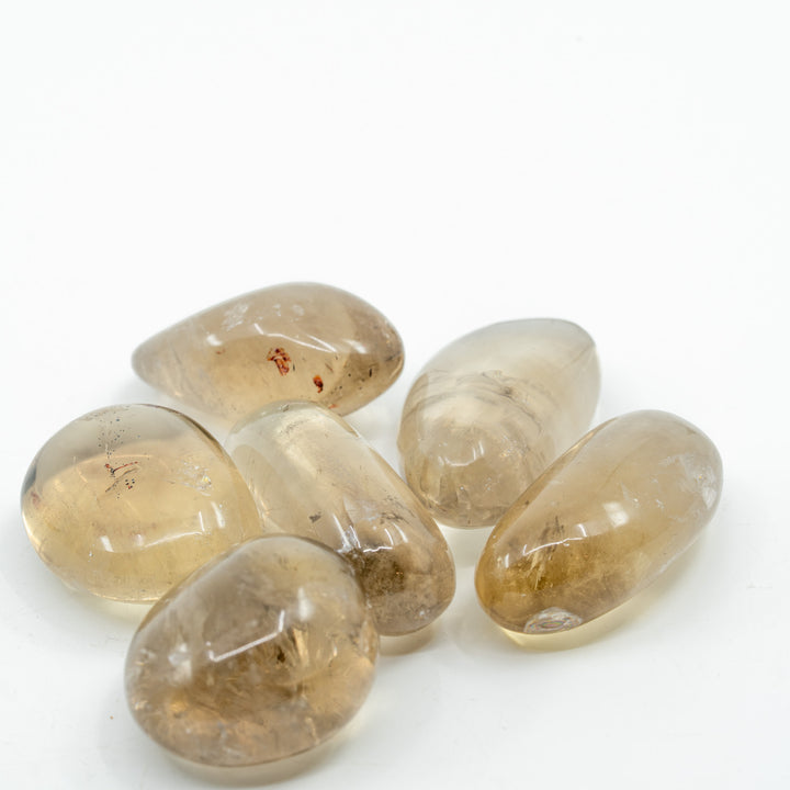 Natūralus Zambijos citrinas