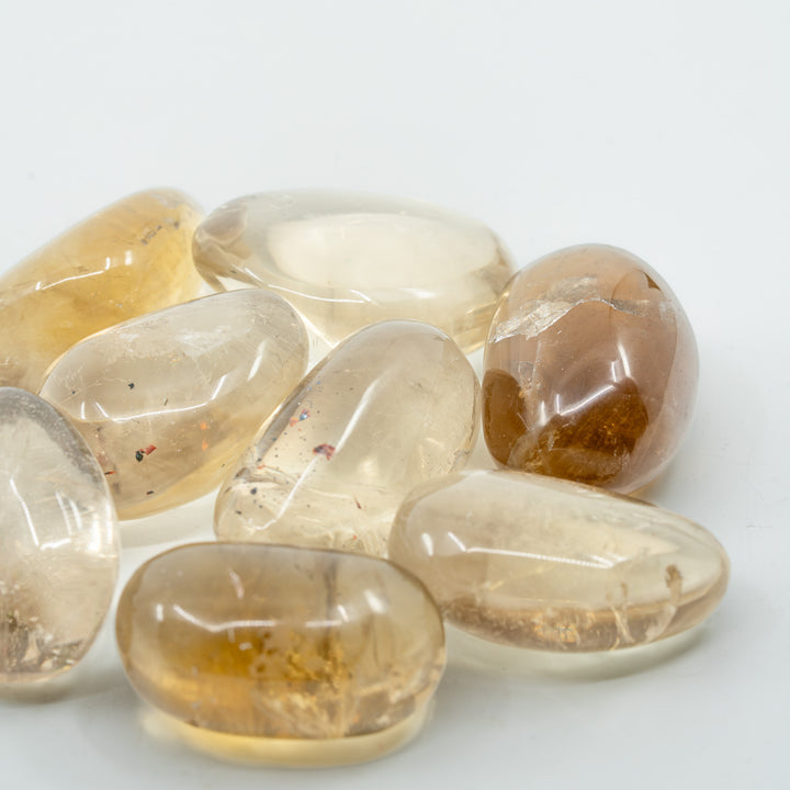 Natūralus Zambijos citrinas