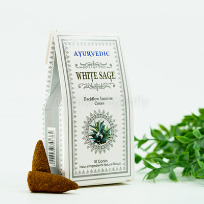 Ayurvedic "White Sage" Backflow smilkalai