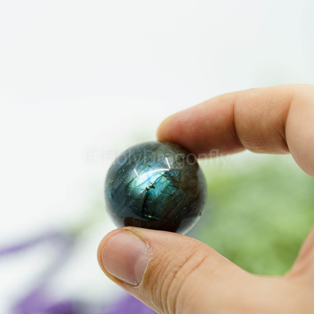 Labradoritas sfera 3cm - Holy Dragonfly