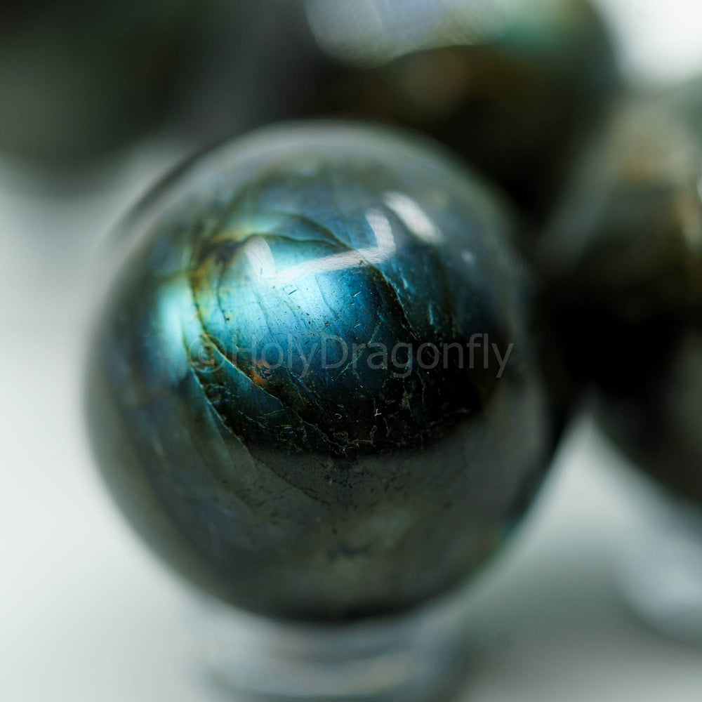 Labradoritas sfera 3cm - Holy Dragonfly