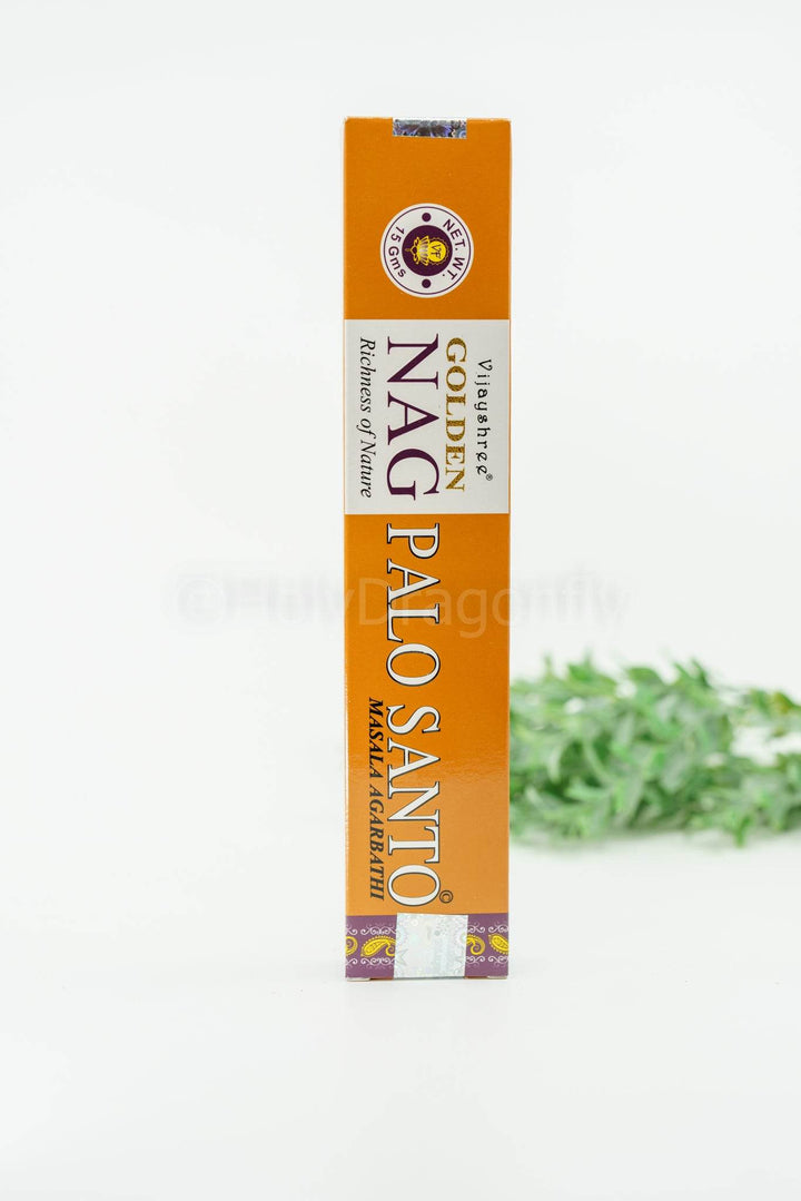 Golden Nag Palo Santo smilkalai - Holy Dragonfly