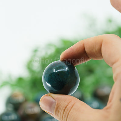 Heliotropas (kraujo akmuo) sfera 3cm