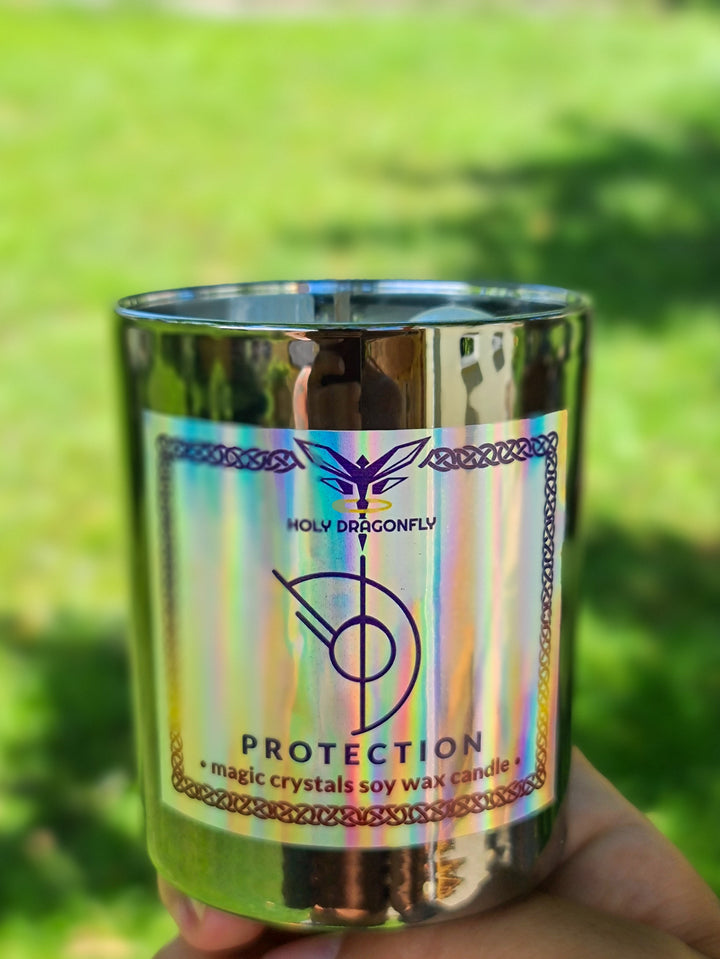 Magiška sojų vaško žvakė "PROTECTION"