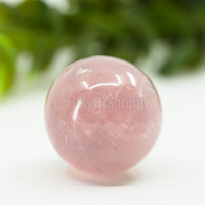 Rožinis kvarcas "sfera" 40mm