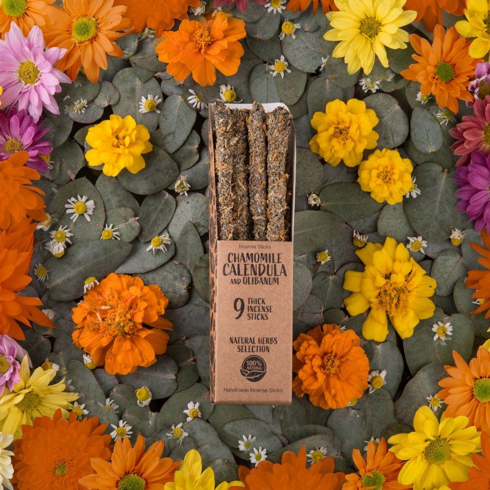 Sagrada Madre Chamomile, Calendula, Olibanum - Holy Dragonfly